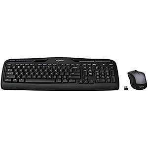 (Used Like New) Logitech MK335 Full Size Quiet Wireless Keyboard Mouse Combo $19.75 & More