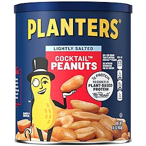 16-Oz Planters Cocktail Peanuts (Lightly Salted) $2.40 w/ S&S