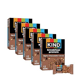 Select Accounts: 30-Pk 2-Ct 1.76-Oz KIND Protein Bars (Dark Chocolate Cocoa) $18.55 w/ S&S