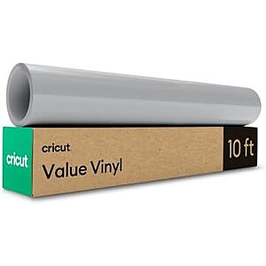 Cricut Value Permanent Vinyl (Gray, 12" x 10')