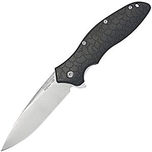 Kershaw Oso Sweet EDC Folding Pocketknife w/ Satin-Finished 3" Blade (Black)