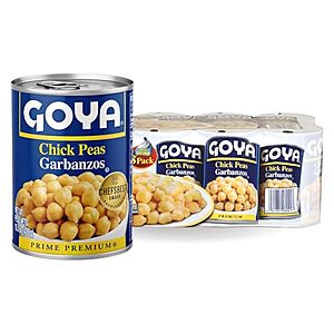 8-Pk 15.5-Oz Goya Chick Peas $6.45 w/ S&S