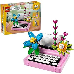 363-Pc LEGO Creator 3 in 1 Typewriter w/ Flowers Building Set
