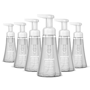 6-pk 10oz Method Foaming Hand Soap (Sweet Water) $10 w/ S&S
