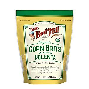 24-Oz Bob's Red Mill Organic Corn Grits (Polenta)