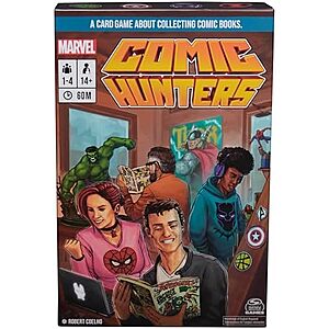 Spin Master Games Marvel Comic Hunters Card-Drafting Strategy Board Game