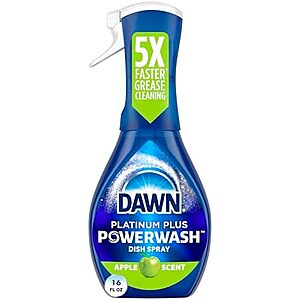 16-Oz Dawn Platinum Plus Powerwash Dish Spray (Apple) 3 for $8.85 w/ S&S