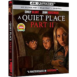 A Quiet Place Part II (4K UHD + Blu-Ray + Digital)