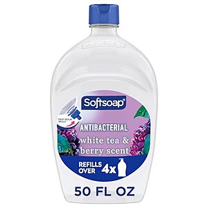 50-Oz Softsoap Antibacterial Liquid Hand Soap Refill (White Tea & Berry) $4.10 w/ S&S