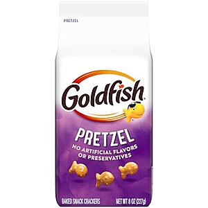8-Oz Goldfish Pretzel Crackers 3 for $4.65 w/ S&S