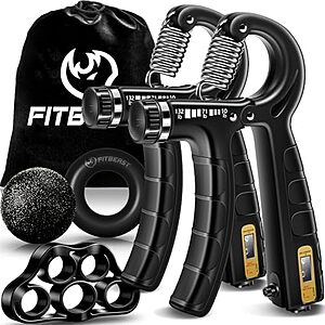5-pc FitBeast Hand Grip Strengthener Workout Kit (various)