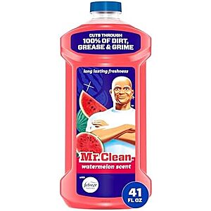 41-Oz Mr. Clean All Purpose Cleaner (Watermelon) $3.70 w/ S&S