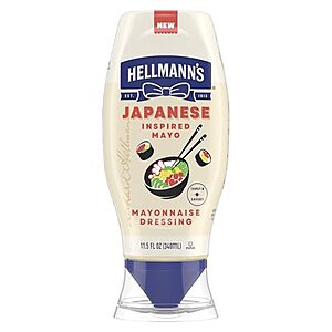 Select Accounts: 11.5-Oz Hellmann's Mayonnaise Dressing (Japanese Inspired) $2.50 w/ S&S