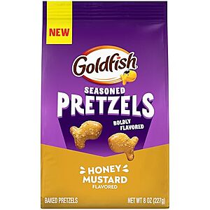 8-Oz Goldfish Seasoned Pretzels (Honey Mustard) 3 for $4.60 w/ S&S
