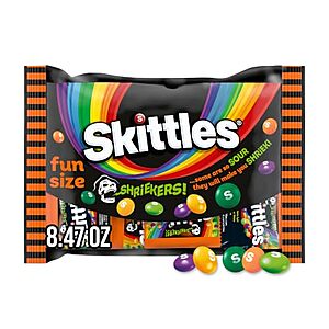 8.47-oz Skittles Shriekers Sour Fun Size Halloween Candy 2 for
