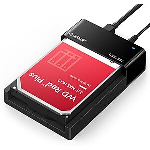 Orico External USB 3.0 to SATA Hard Drive Docking Station (for 2.5"/3.5" Drives, up to 24TB)