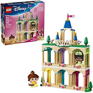 358-Pc LEGO Disney Princess Mini Belle & Tiana w/ Castle