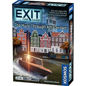 EXIT: The Game - The Hunt Through Amsterdam Board Game