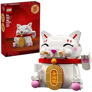280-Pc LEGO Lucky Cat Building Toy