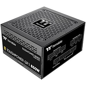 Thermaltake GF1 850W Fully Modular 80 Plus Gold ATX Power Supply $79.95 + Free S&H