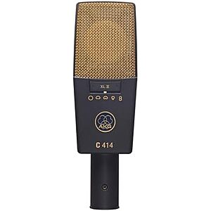 AKG C414 XLII Professional Large-Diaphragm Condenser Microphone w/ Case $799 + Free S&H