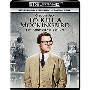 To Kill a Mockingbird: 60th Anniversary Edition (4K Ultra HD + Blu-ray + Digital 4K)