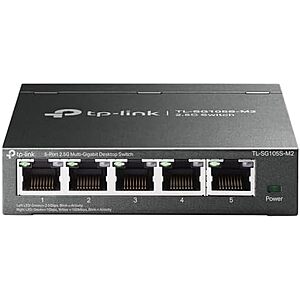 TP-Link 5-Port 2.5G Unmanaged Ethernet Switch + 15% Back w/ Prime Card