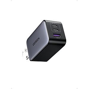 3-Port UGREEN 65W Nexode USB-C GaN Wall Block
