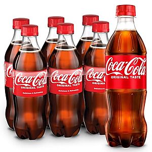 6-Pk 16.9-Oz Coca-Cola Soda Bottles 4 for $13.90 w/ S&S