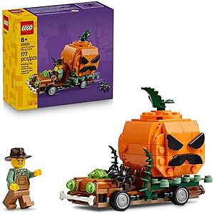 177-pc LEGO Jack-O'-Lantern Pickup Truck (40822)