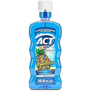Select Accounts: 16.9-Oz ACT Kids Anticavity Fluoride Rinse (Pineapple Punch) $2.15 w/ S&S