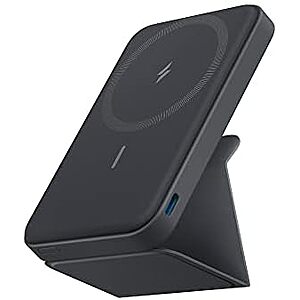 Anker 622 Portable 5,000mAh MagSafe Foldable Power Bank w/ Stand & Side USB-C