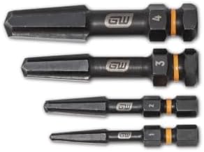 4-Pc GEARWRENCH Bolt Biter Screw Extraction Set