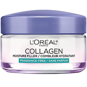 1.7-Oz L'Oreal Paris Collagen Moisture Filler Face Moisturizer (Fragrance-Free) $6.50 w/ S&S
