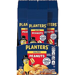 15-Pk 2.5-Oz Planters Salted Peanuts $6.95 w/ S&S