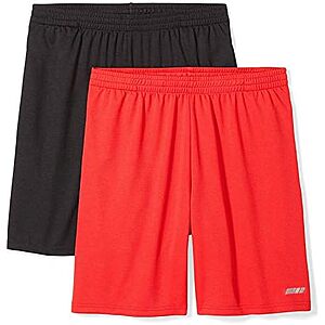 Prime Members: 2-Pk Amazon Essentials Men's Basketball Training Shorts (Various) from $6.30 + Free S&H