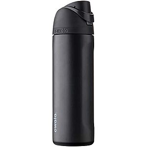 24-oz Owala FreeSip Stainless Steel Water Bottle (Very, Very Dark)