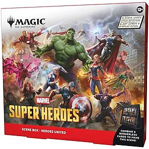 Magic: The Gathering: Marvel Super Heroes Scene Box (Heroes United)