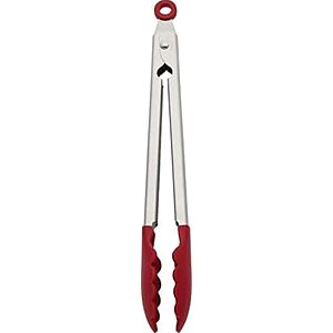 Prime: 12" KitchenAid Silicone Stainless-Steel Tongs (Red) $9.50 + Free S&H