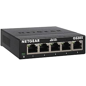 Netgear GS305 Unmanaged 5-Port Gigabit Ethernet Switch
