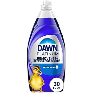 30-Oz Dawn Platinum Dish Soap (Fresh Rain) 3 for $11.10 w/ S&S