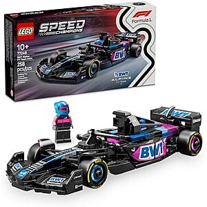 258-Pc LEGO Speed Champions BWT Alpine F1 Team A524 Race Car Building Set