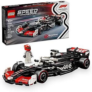 242-Pc LEGO Speed Champions: Formula 1 MoneyGram Haas F1 Team VF-24 Race Car Set