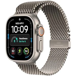 49mm Apple Ultra 4 GPS + Cellular Smartwatch (Titanium Case & Milanese Loop - L) $800 + Free S&H