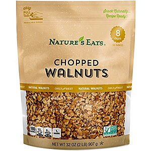 Select Accounts: 32-Oz Nature's Eats Chopped Walnuts $8.80 w/ S&S