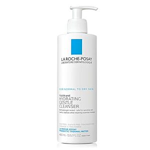 Select Prime Accts: 13.52-Oz La Roche-Posay Toleriane Hydrating Face Cleanser $12 w/ S&S + Free S&H