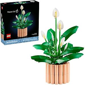 474-Pc LEGO Botanicals: Botanical Collection Peace Lily + $7.50 Walmart Cash $40 + Free S&H