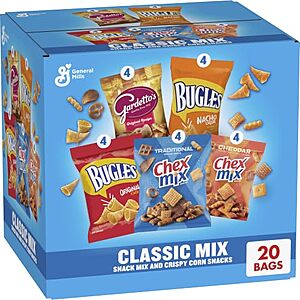 28-Oz Chex Mix Classic Mix Snack Variety Pack 4 for $24.95 w/ S&S