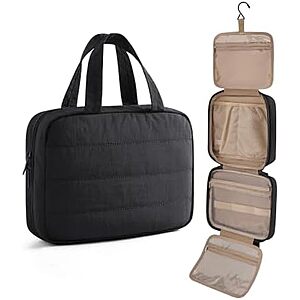 11" LIGHT FLIGHT Hanging Travel Toiletry Bag & Makeup Organizer from