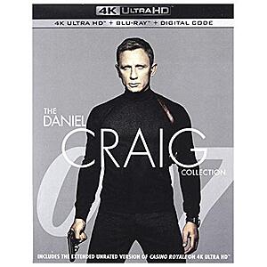 James Bond 007: The Daniel Craig 4-Film Collection (4K UHD + Blu-ray + Digital)